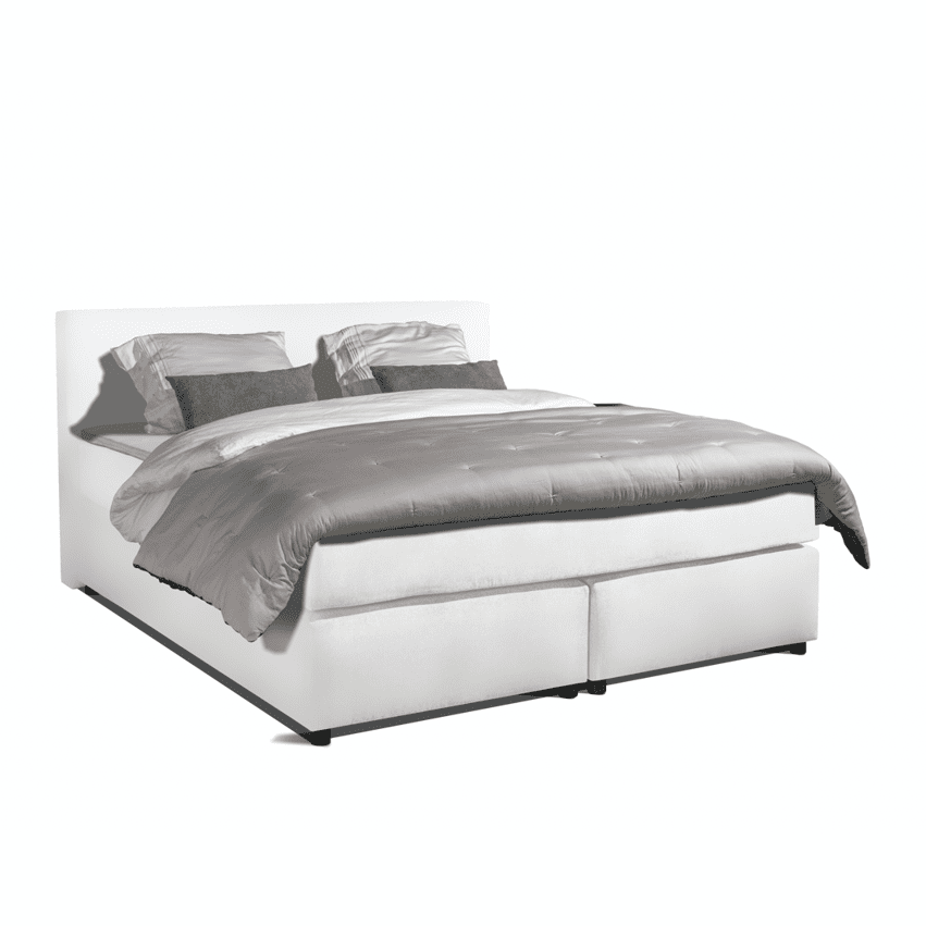 Mörgenn Boxspring Parga - Lederlook - Complete set - 140x200 - Velaria Interiors