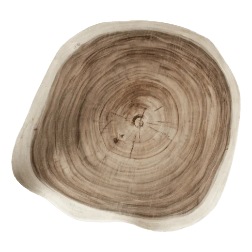 Bijzettafel - Rond - ø50 cm - Naturel - Munggur - Velaria Interiors