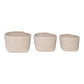 Cadima Mand - Mand, katoen, beige, set van 3 - Velaria Interiors