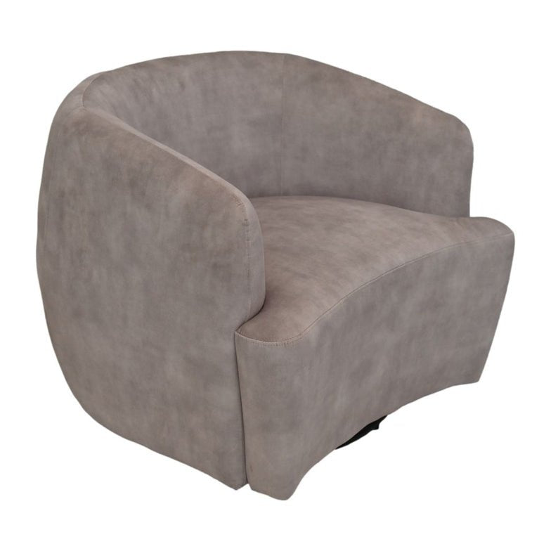 Draai fauteuil -  Wit/zwart - Adore 01 - Velours/metaal - Velaria Interiors