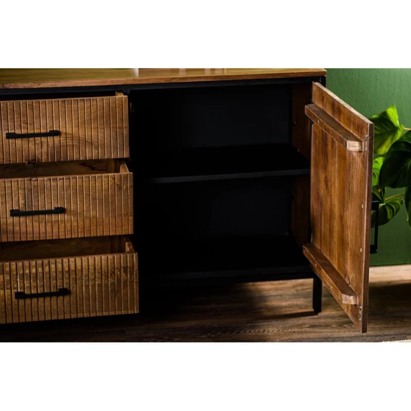 Dressoir, 180 cm, B430 bruin - Velaria Interiors