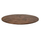 Eettafel Mozaik Verona rond - 120x120x76 - Naturel/zwart - Mangohout/metaal - Velaria Interiors