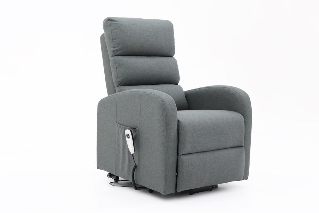 Elektrische relaxfauteuil met lift 'Bruges' Stof Donkergrijs