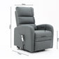 Elektrische relaxfauteuil met lift 'Bruges' Stof Donkergrijs