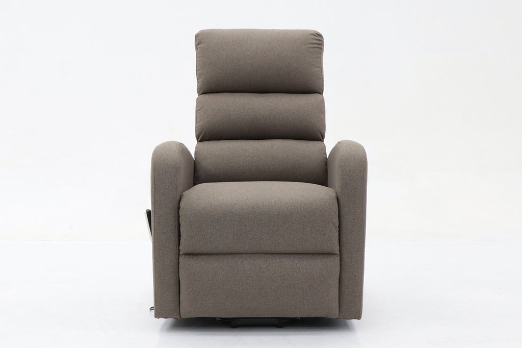 Elektrische relaxfauteuil met lift 'Brugge' in stof Taupe