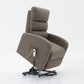 Elektrische relaxfauteuil met lift 'Brugge' in stof Taupe