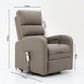 Elektrische relaxfauteuil met lift 'Brugge' in stof Taupe