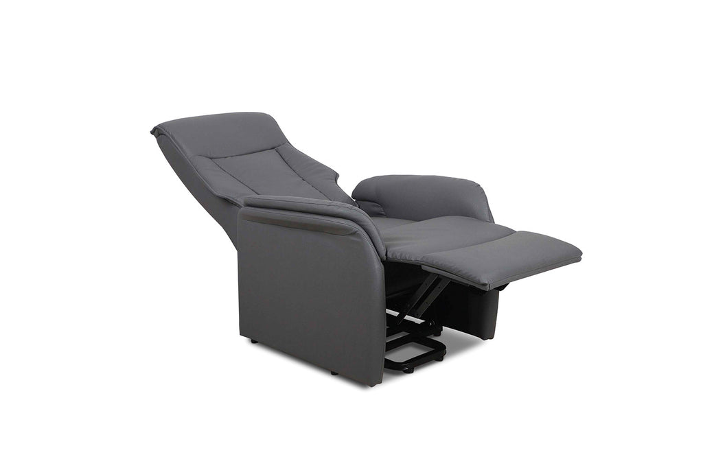 Elektrische Relaxfauteuil met lift 'Miami' PU Grijs