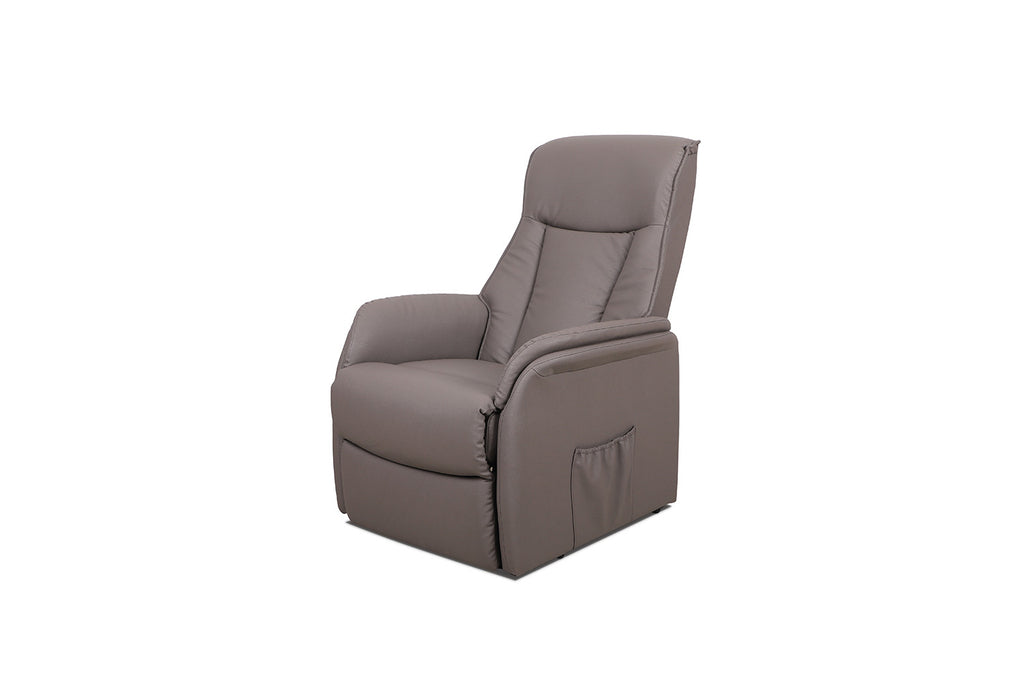 Elektrische Relaxfauteuil met lift 'Miami' PU Taupe