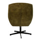 Fauteuil Cleveland - Groen/zwart - Adore/metaal - Velaria Interiors