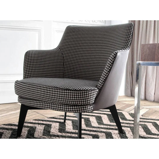 Fauteuil pied-de-poule Stof - Velaria Interiors