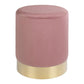 Gamby Pouf - Poef in roze fluweel - Velaria Interiors