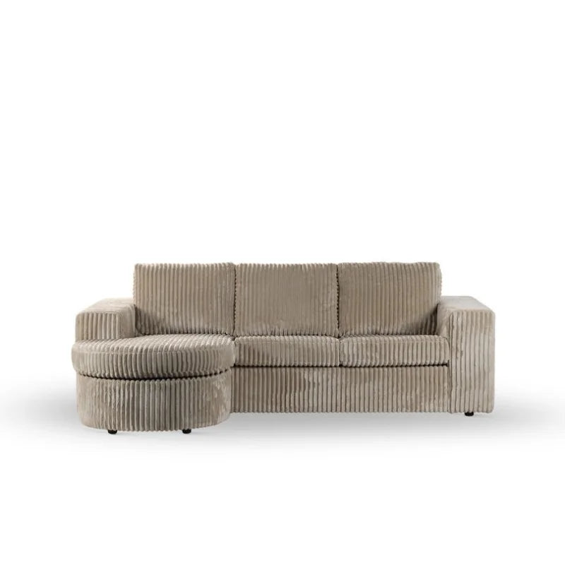 3 zits bank CL L+R, stof Tillia 03, L460 beige - Velaria Interiors