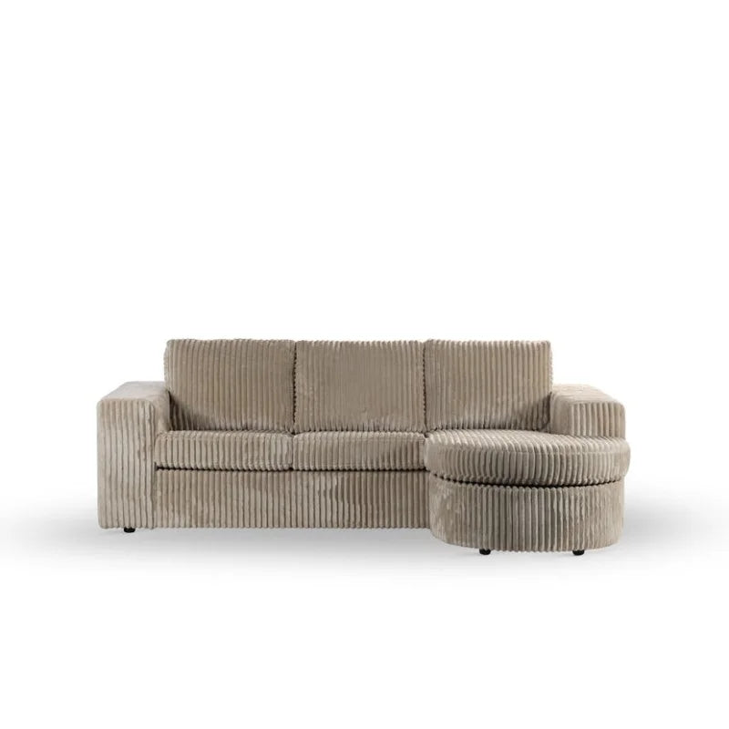 3 zits bank CL L+R, stof Tillia 03, L460 beige - Velaria Interiors