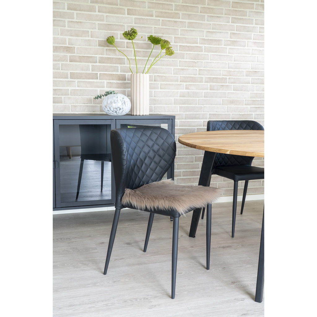 Lamskin Seat Artificial - Kunstmatig lamsvel in paddestoel - Velaria Interiors