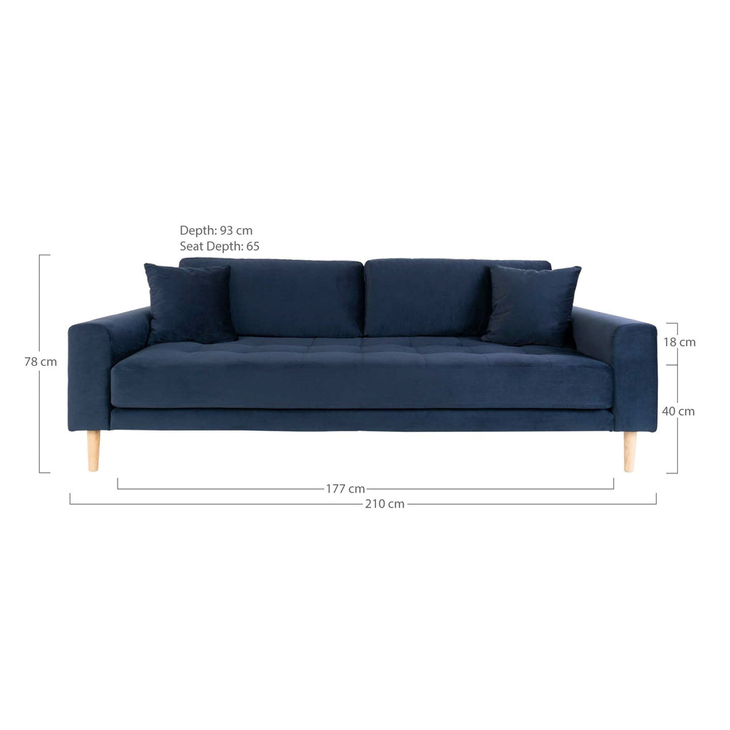 Lido 3 Seaters Sofa - Velaria Interiors