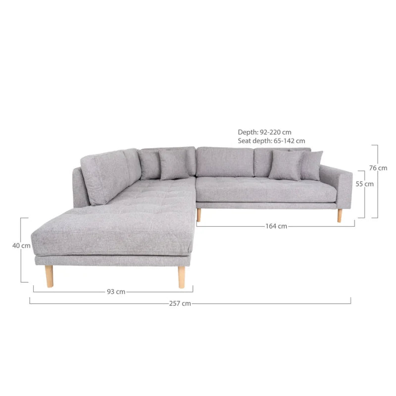 Lido Corner Sofa Open End - Velaria Interiors