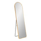 Madrid Mirror - Mirror with brass look frame 40x150 cm - Velaria Interiors