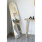 Madrid Mirror - Mirror with brass look frame 40x150 cm - Velaria Interiors