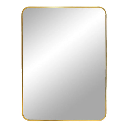 Madrid Mirror - Mirror with brass look frame 50x70 cm - Velaria Interiors