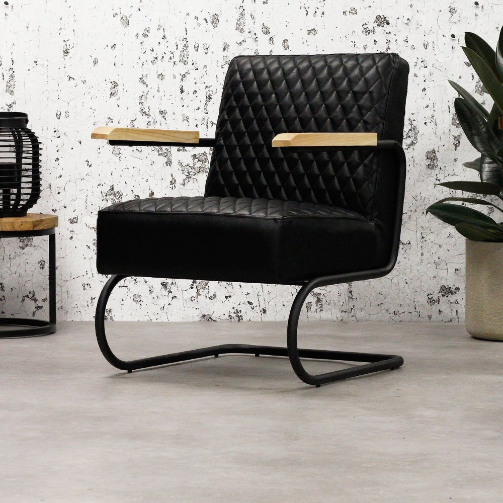 Mason Fauteuil Zwart - Velaria Interiors