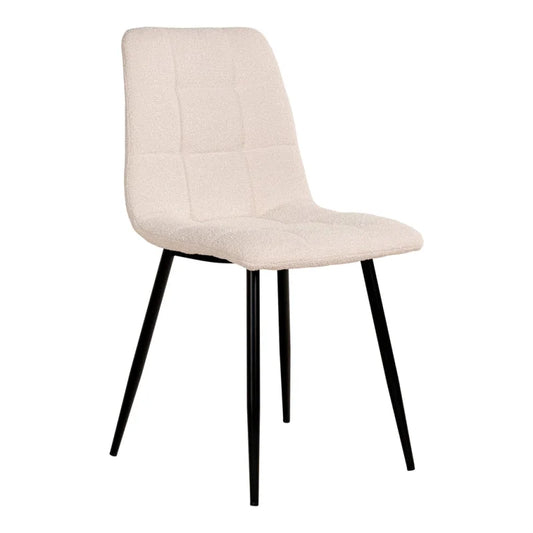 Middelfart Dining Chair - Boucle wit Set van 2 - Velaria Interiors