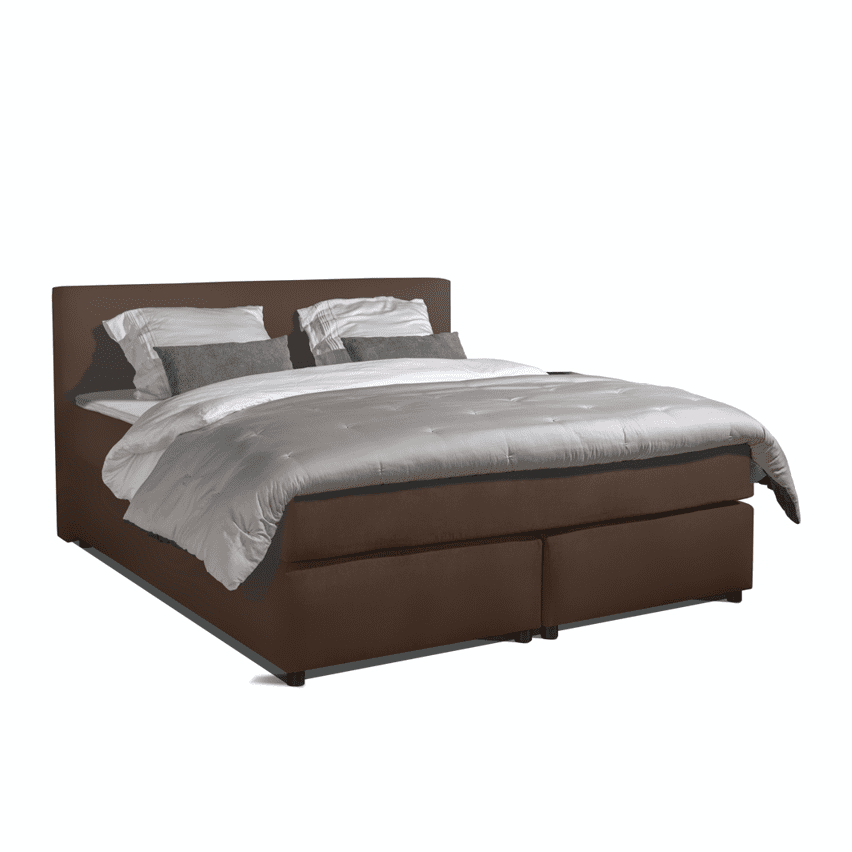 Mörgenn Boxspring Parga - Lederlook - Complete set - 140x210 - Velaria Interiors