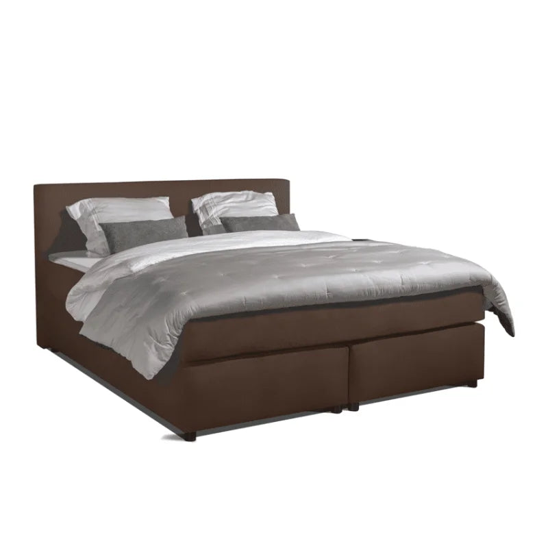 Mörgenn Boxspring Parga - Lederlook - Complete set - 160x210 - Velaria Interiors