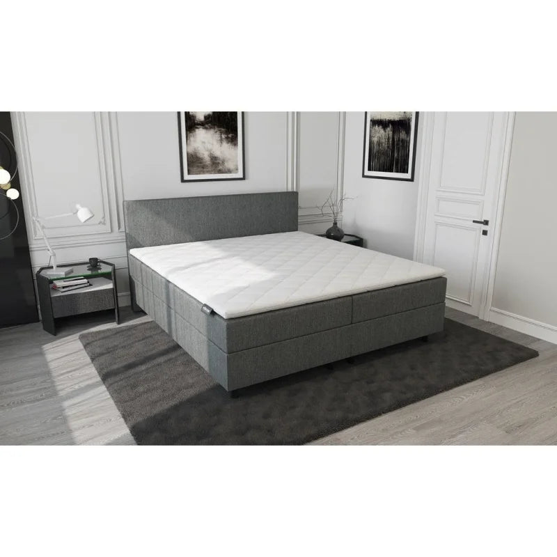 Mörgenn Opberg Boxspring Antraciet 160x210 - Velaria Interiors