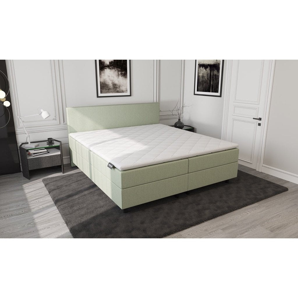 Mörgenn Opberg Boxspring Groen 160x200 - Velaria Interiors