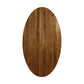 Ovaal tafelblad - 200x100x4 - Naturel - Eiken