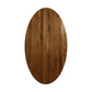 Ovaal tafelblad - 200x100x4 - Naturel - Eiken