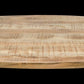 Ovaal tafelblad - 200x100x4 - Naturel - Mangohout