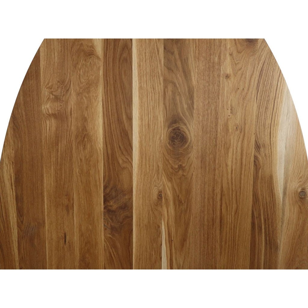 Ovaal tafelblad - 220x110x4 - Naturel - Eiken - Velaria Interiors