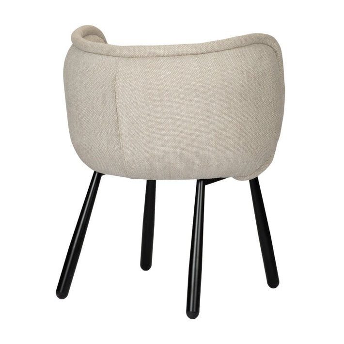 Panda Arm Chair Beige - Velaria Interiors
