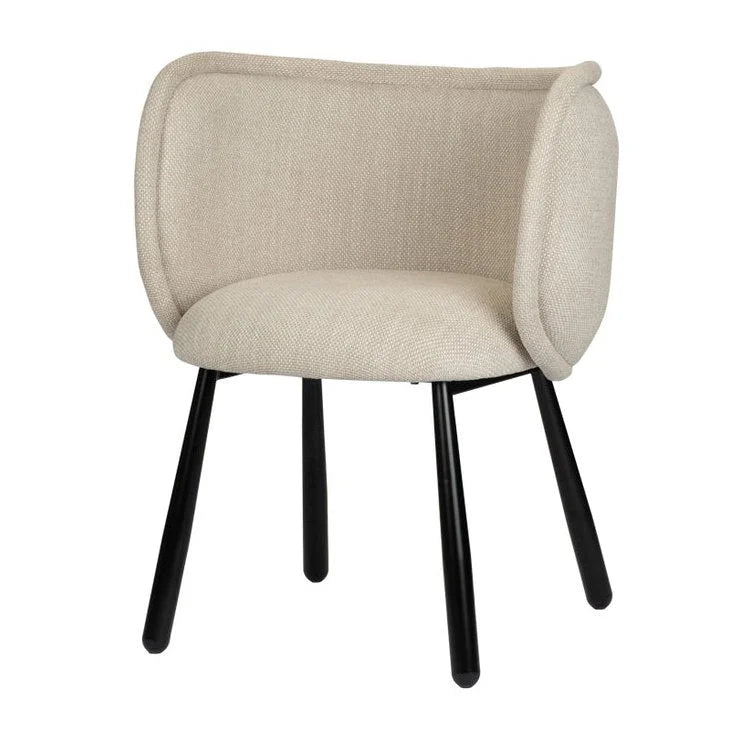 Panda Arm Chair Beige - Velaria Interiors