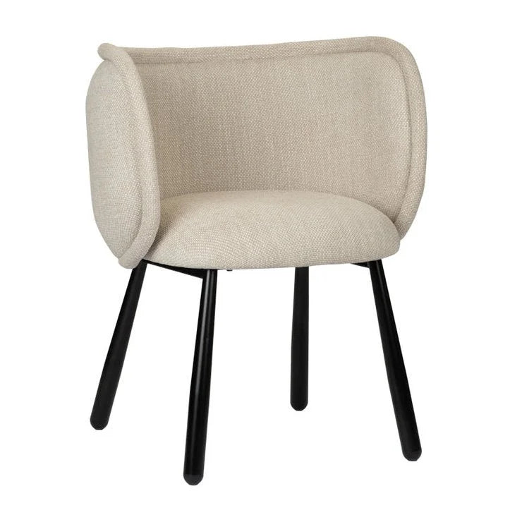 Panda Arm Chair Beige - Velaria Interiors