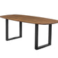 PROMO - Tafel 'Isabella' 200 cm U-Poot Ovaal Mango hout (2c) - Velaria Interiors