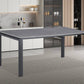 PROMO - Tafel 'Zeus' 180 cm Rechthoekig Steen Grijs (3c) - Velaria Interiors