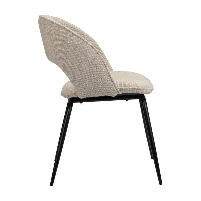 Rainbow Chair Beige Set van 2 - Velaria Interiors