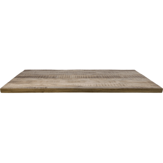 Rechthoekig tafelblad Portland - 180x90x5 - Naturel - Mangohout - Velaria Interiors