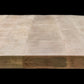 Rechthoekig tafelblad Portland - 220x100x5 - Naturel - Mangohout - Velaria Interiors