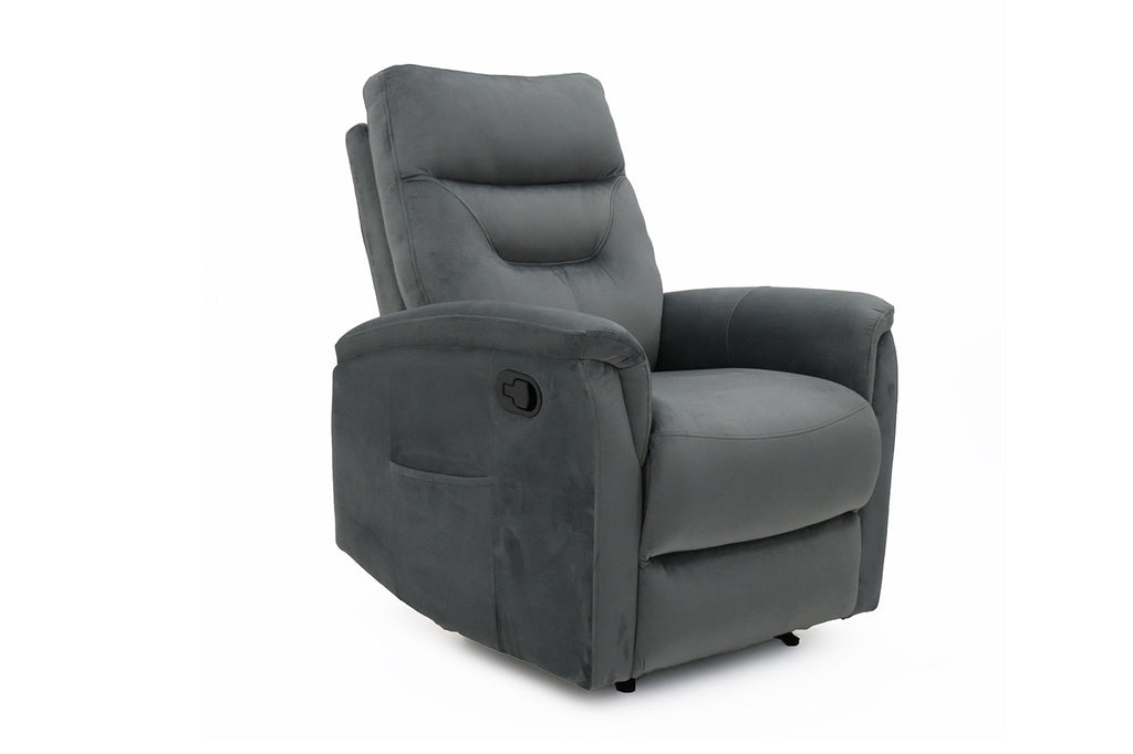 Fauteuil  'Breda' manually adjustable Fabric Grey