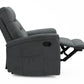 Fauteuil  'Breda' manually adjustable Fabric Grey