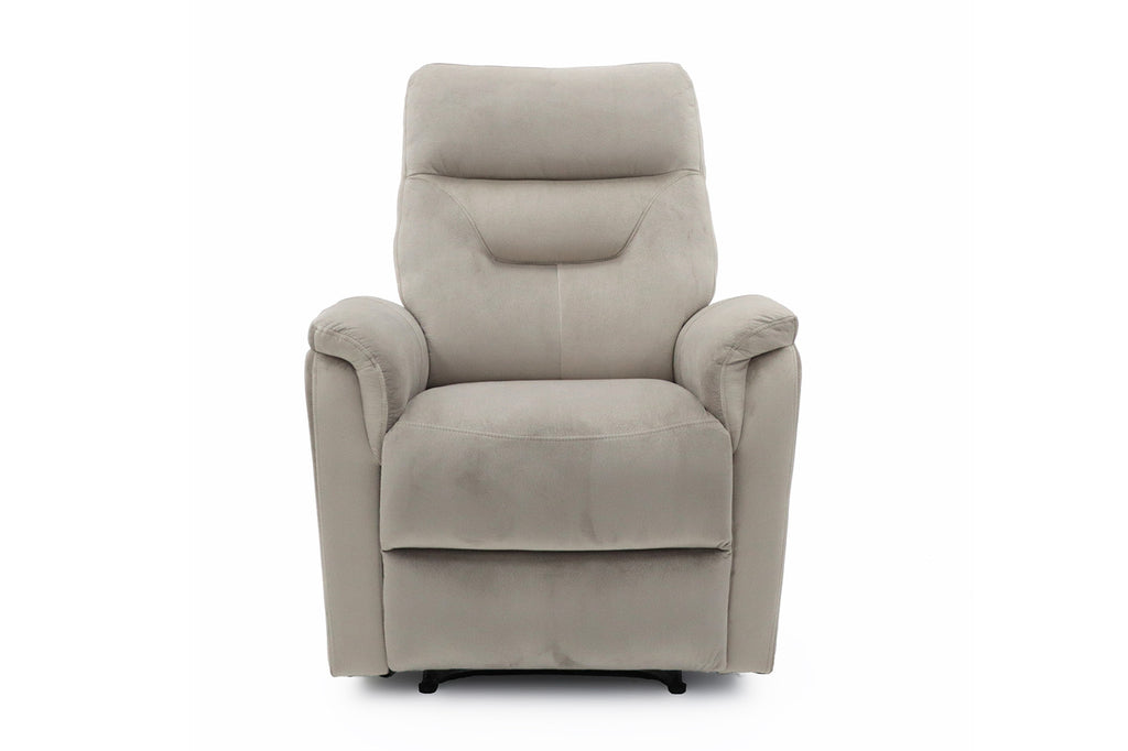 Fauteuil 'Breda' handmatig verstelbaar Stof Taupe