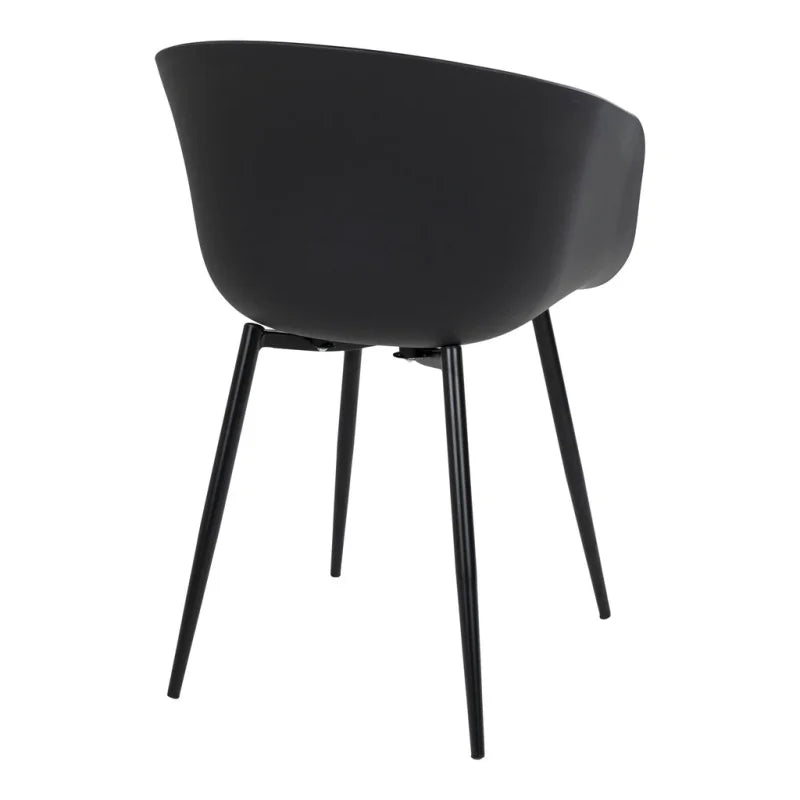 Roda Eetkamerstoelen Zwart Set van 2 - Velaria Interiors