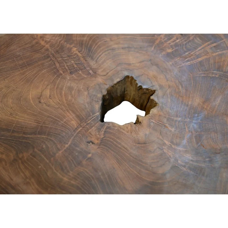 Rond tafelblad Bintang - ø72x6  - Naturel - Teak - Velaria Interiors