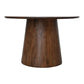 Ronde eettafel Drum - 120x120x77 - Bruin - Mangohout - Velaria Interiors