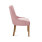 SALE - Stoel 'Fancy' Stof Roze - Set Van 2