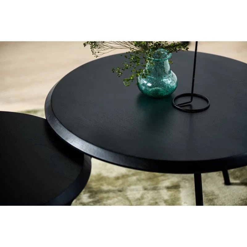 Salontafel Edge, set van 2, B340 zwart - Velaria Interiors